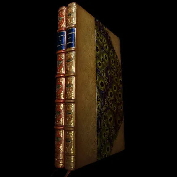Uzanne - L'éventail Et L'ombrelle, Le Gant, Le Manchon, Réunion De 2 Volumes Reliés Par Victor Champs (1882) 1