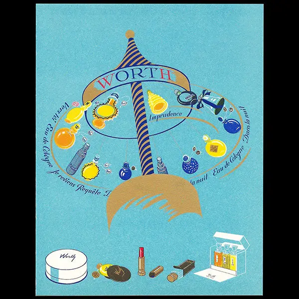 Parfums Worth - Carte De Voeux Pour L'année 1953 (1952) 1