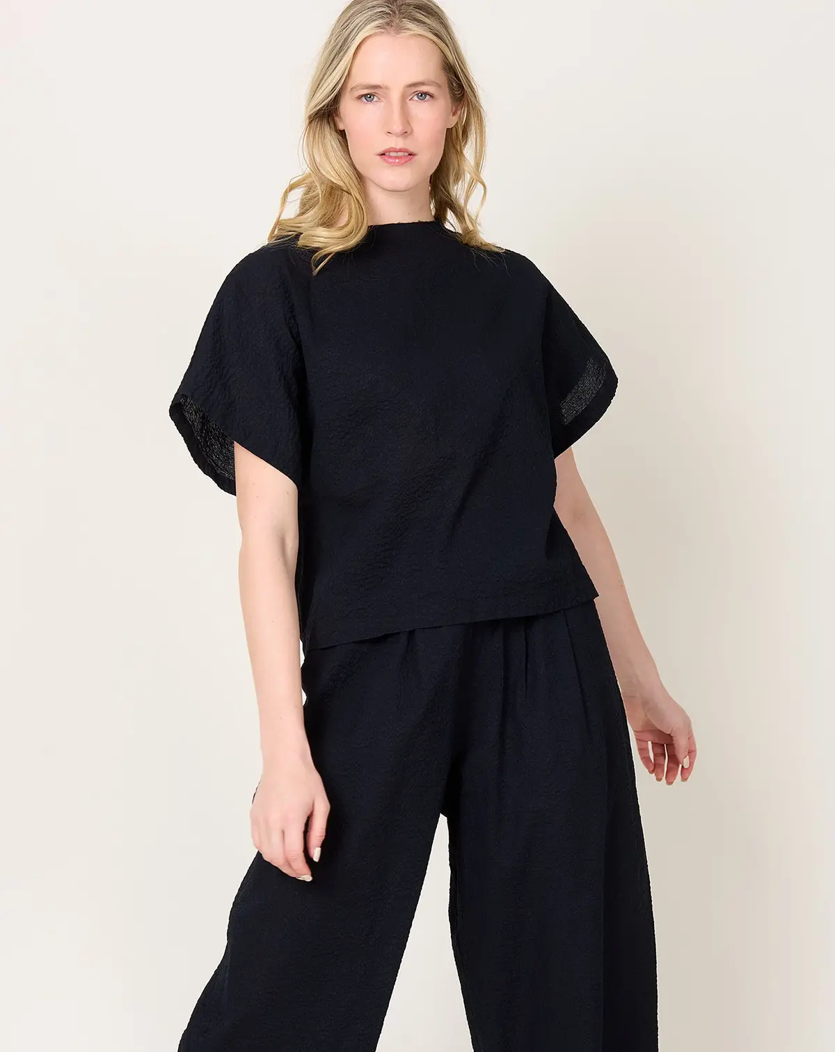 Boxed Top In Midnight 1