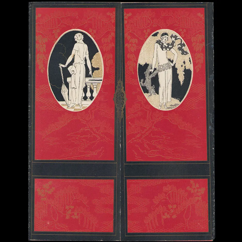 Au Bon Marché, Toilettes D'été Dans Un Jardin Chinois, Catalogue De L'été 1924 1