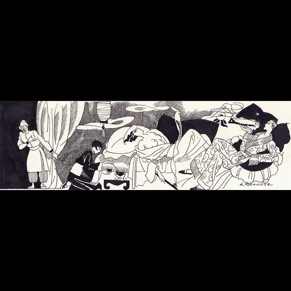 Bonnotte - Fumeur D'opium (1920S) 1