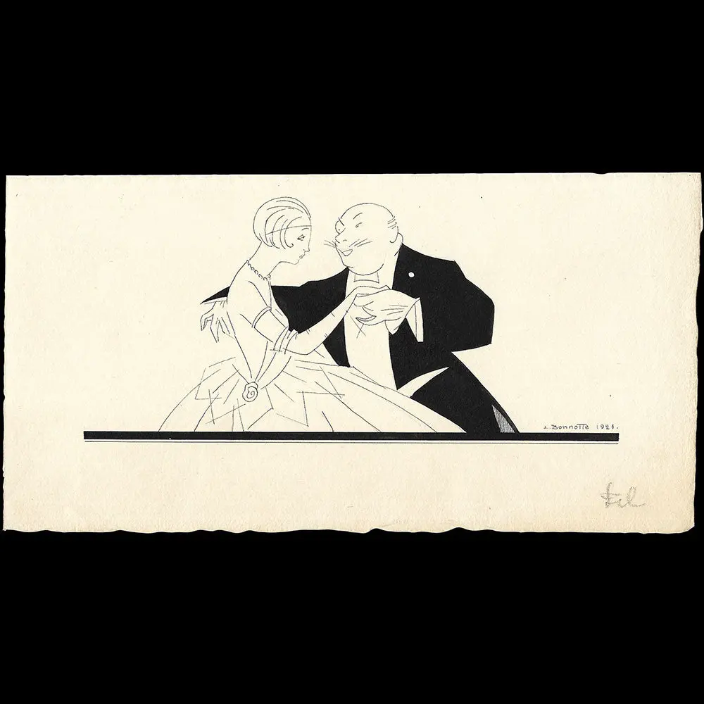 Léon Bonnotte - Couple De Danseurs (1921) 2