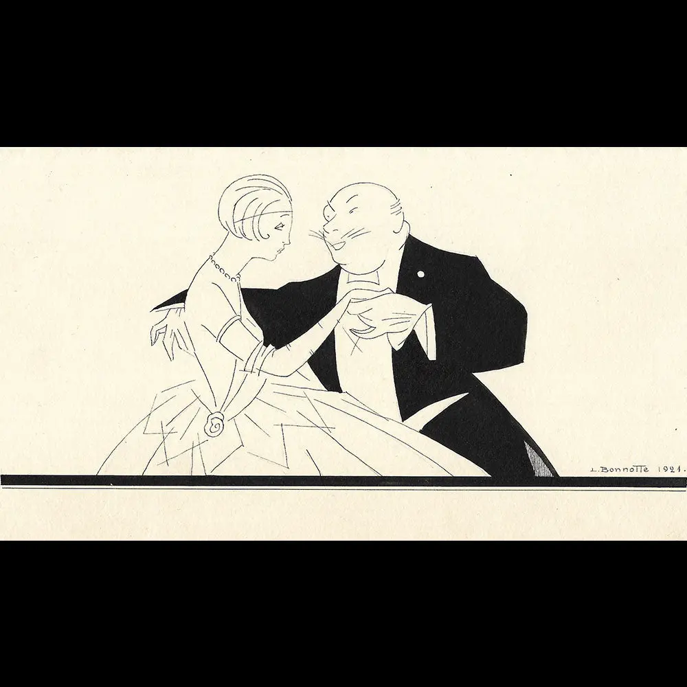 Léon Bonnotte - Couple De Danseurs  (1921) 1