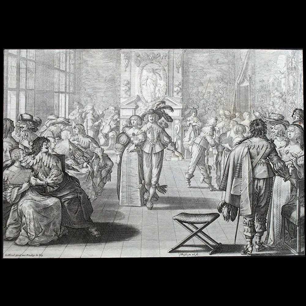 Abraham Bosse - Le Bal (Circa 1634) 1