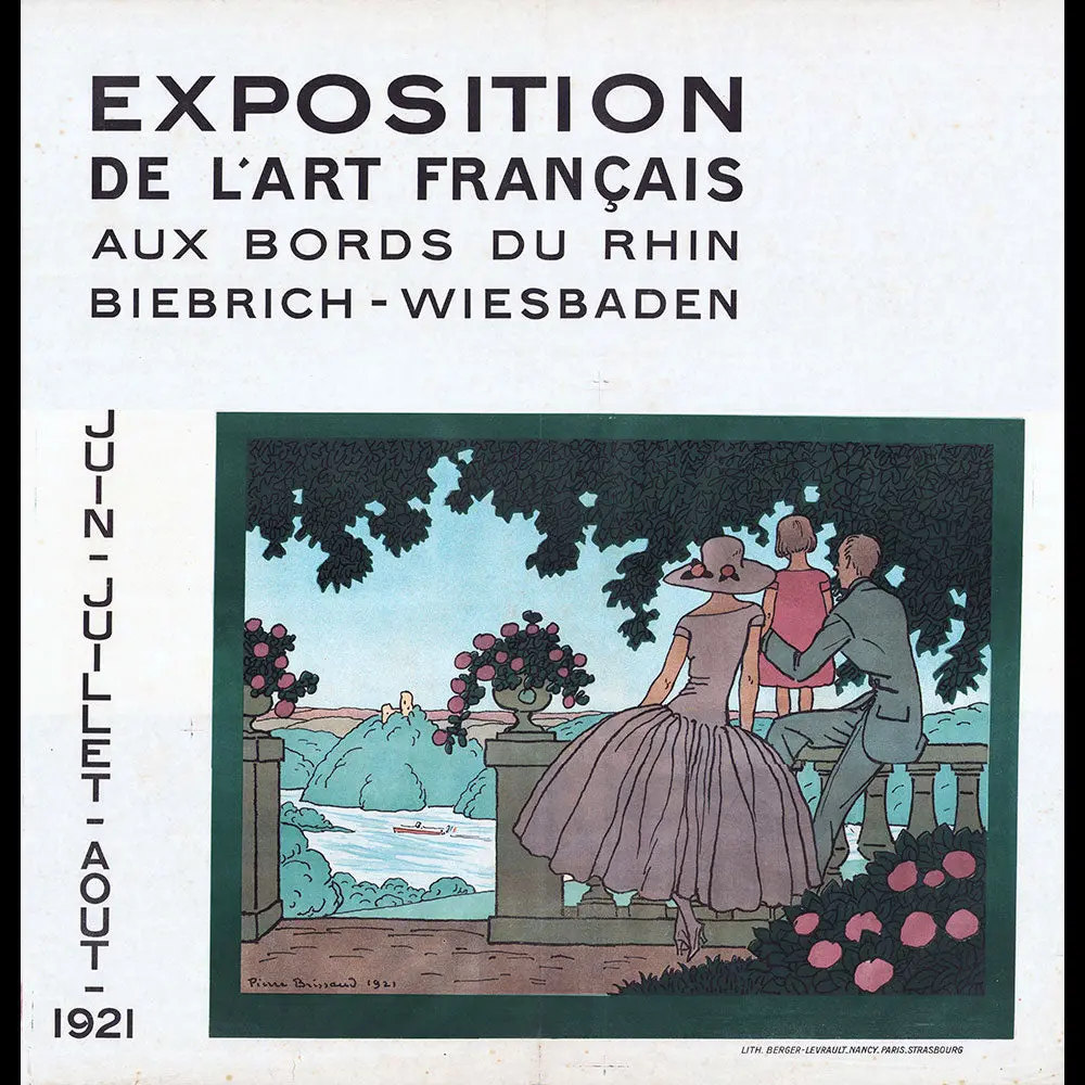Pierre Brissaud - Exposition De L'art Français Aux Bords Du Rhin Biebrich - Wiesbaden (1921) 1