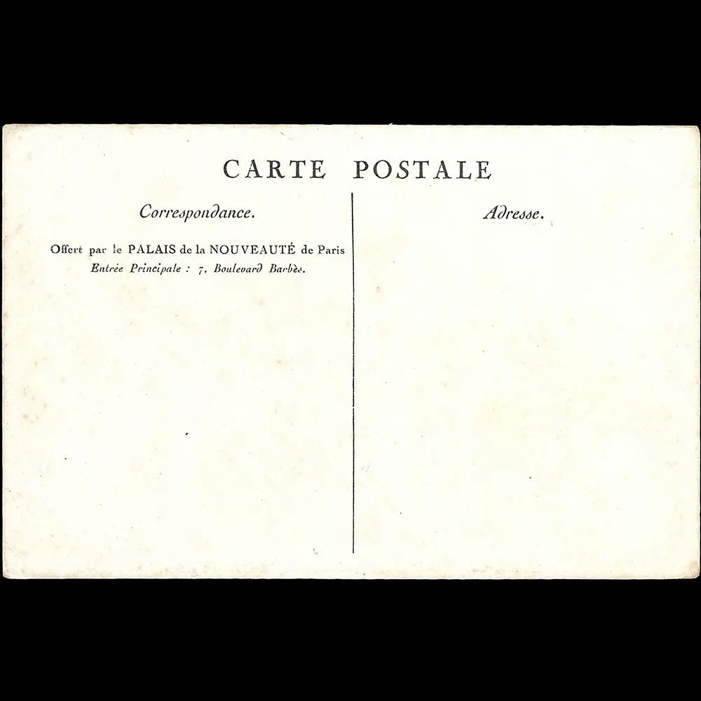Palais De La Nouveauté - Le Chevalier Printemps Présente La Mode Nouvelle, Carte Illustrée Par Umberto Brunelleschi (Circa 1920) 2