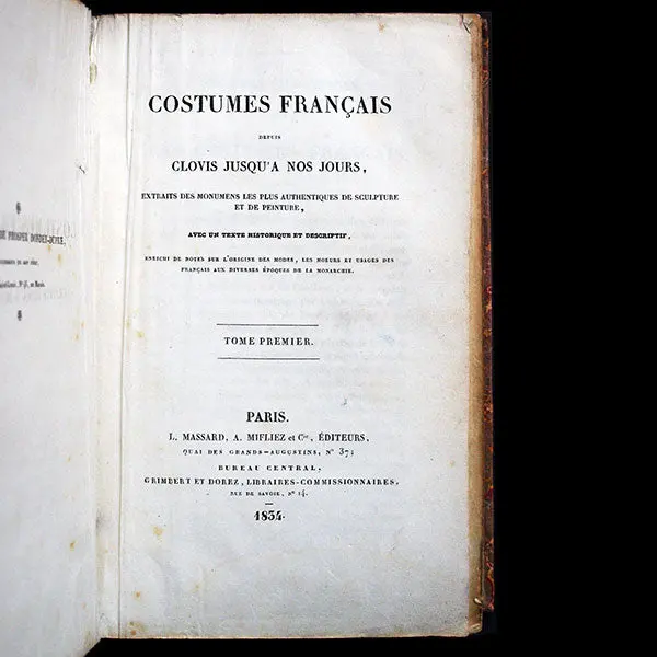 Costumes Français Depuis Clovis Jusqu'à Nos Jours - Courtes Chroniques Pour Les Costumes Français Du Règne De Clovis Au Règne De Charles V (1834) 2