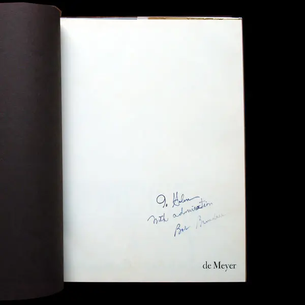 De Meyer, Monographie Consacrée Au Photographe Le Baron De Meyer, Exemplaire Avec Envoi De L'auteur (1976) 2