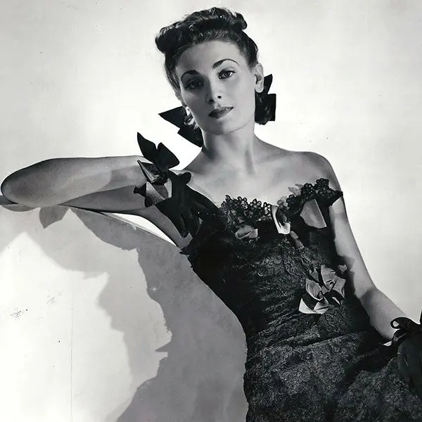 Chanel - Robe Du Soir En Dentelle De Chanel, Photographie De Georges Saad (1938) 2