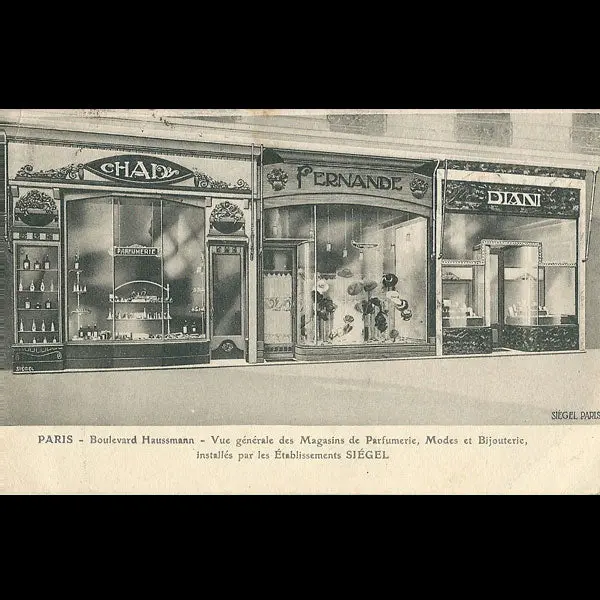 Siégel - Vue Générale Des Magasins De Parfumerie, Modes Et Bijouterie Installés Par Les Etablissements Siegel (1924) 1