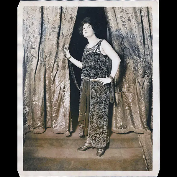 Jenny - Robe De Dîner De Dentelle Noire Pour 1922 1