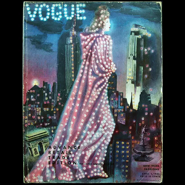 Vogue Us (1Er Avril 1935), Advance Retail Edition, Couverture De Pavel Tchelitchew 1
