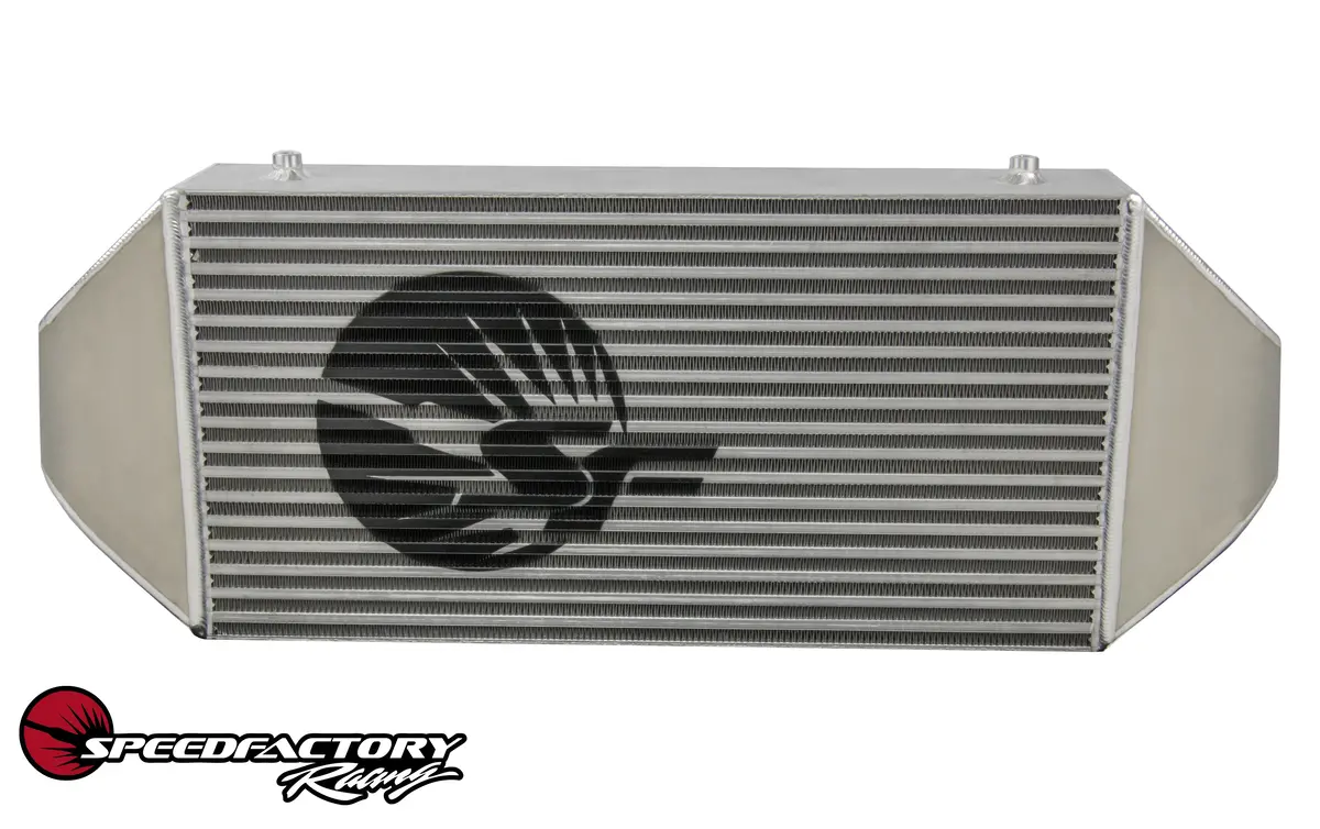 Speedfactory Racing Standard Dual Backdoor Front Mount Intercooler - 3" Inlet / 3" Outlet (600Hp-850Hp) 1