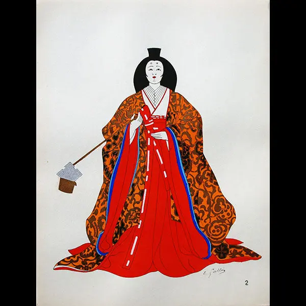 Costumes Japonais Et Indonésiens, Par Emile Gallois (Circa 1950) 2