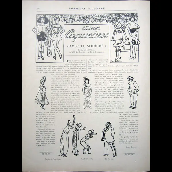 Comoedia Illustré (1Er Mars 1911), Couverture De Paul Iribe 2