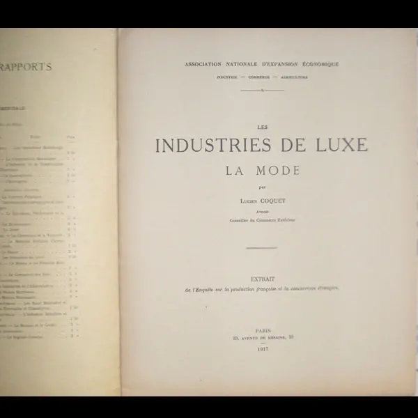 Coquet - Les Industries De Luxe : La Mode (1917) 2