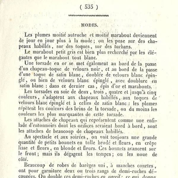 Le Journal Des Dames Et Des Modes, Costumes Parisiens, N°66, 30 Novembre 1822 2