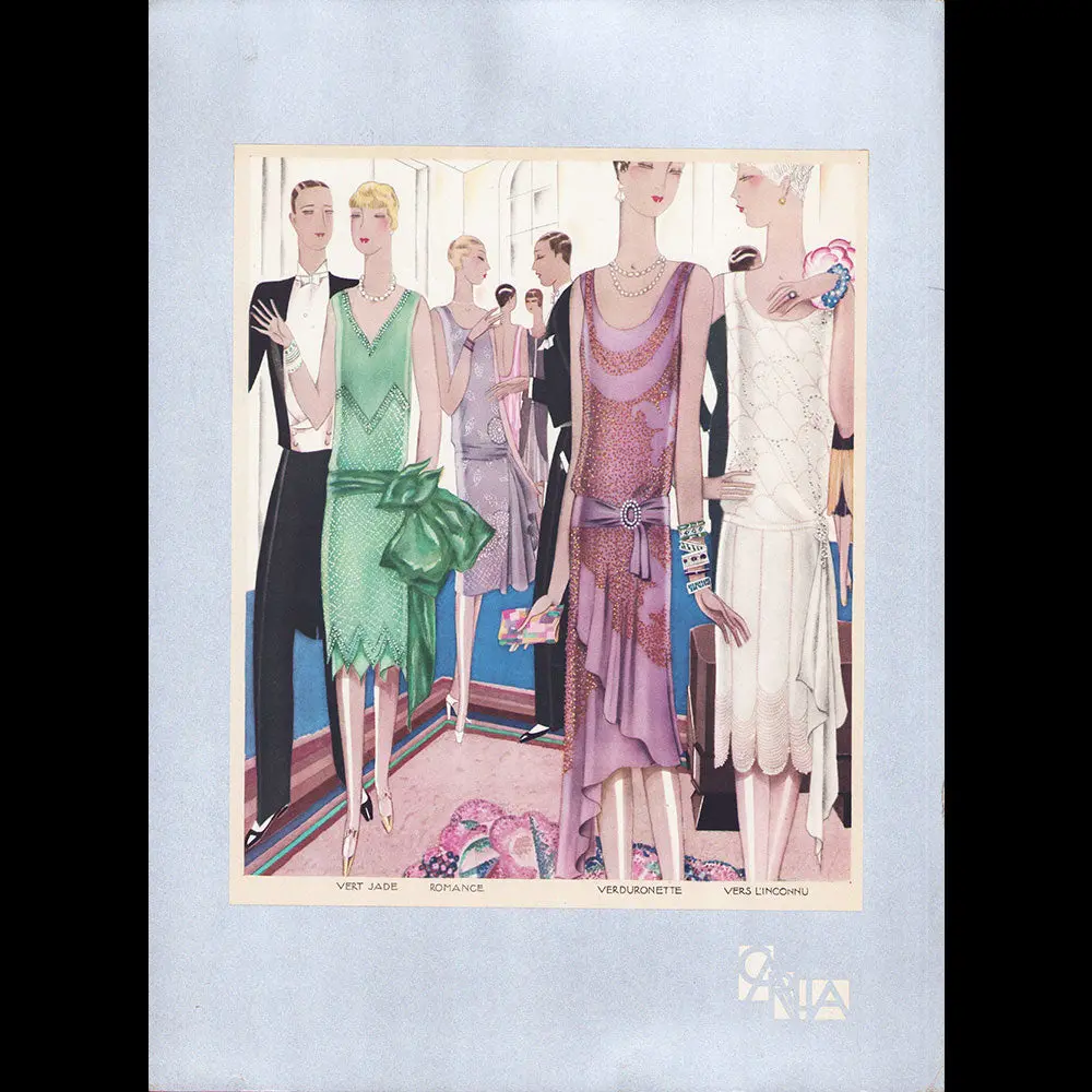 Cain & Rheims - Eté 1928, Réunion De 5 Planches Par Albert Jarach 1