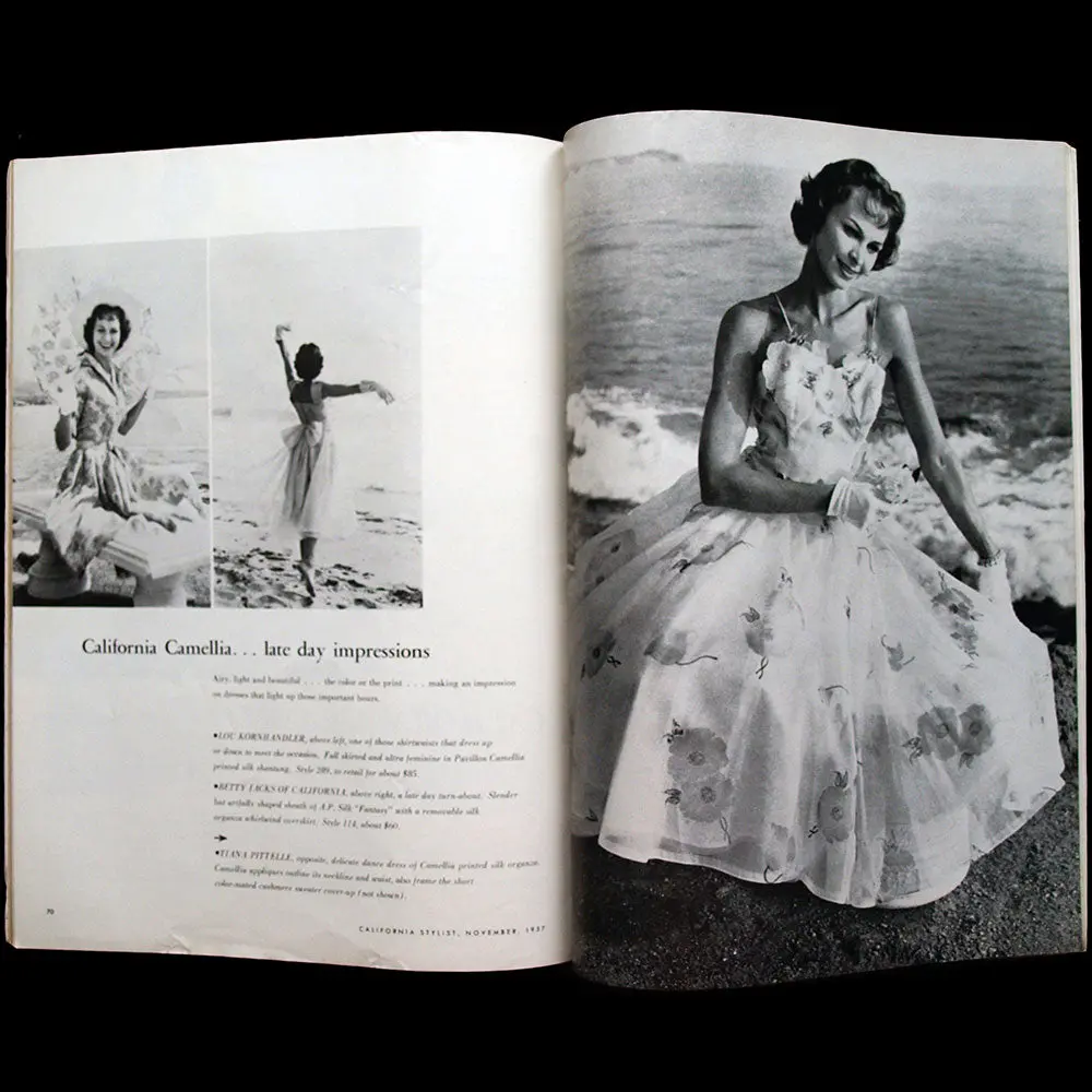 California Stylist, November 1957, Couverture De Lois Jezek 2
