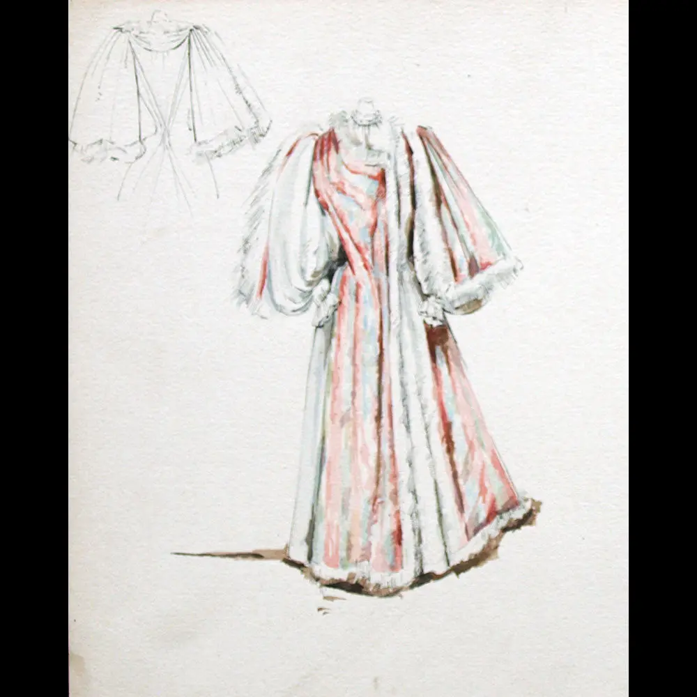 Calvayrac - Dessin Du Manteau Candelan (1894) 1