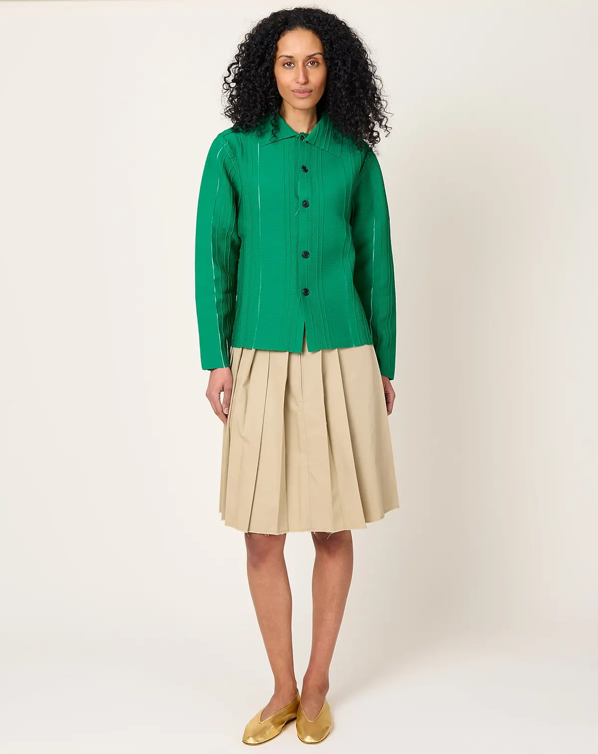 Cardigan In Green 1