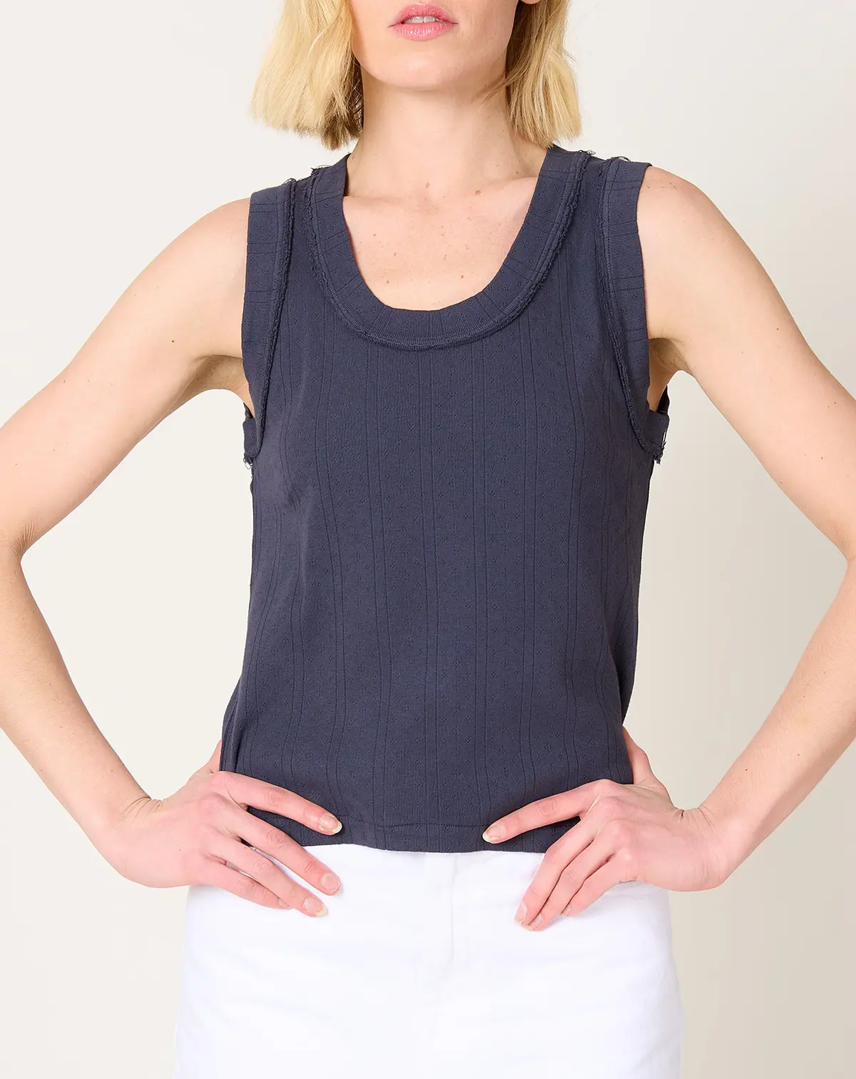 Tank Top In Navy 1