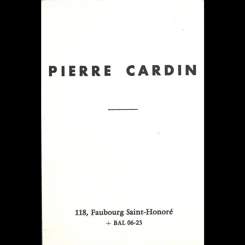 Pierre Cardin - Carnet De Défilé, Circa 1960 1