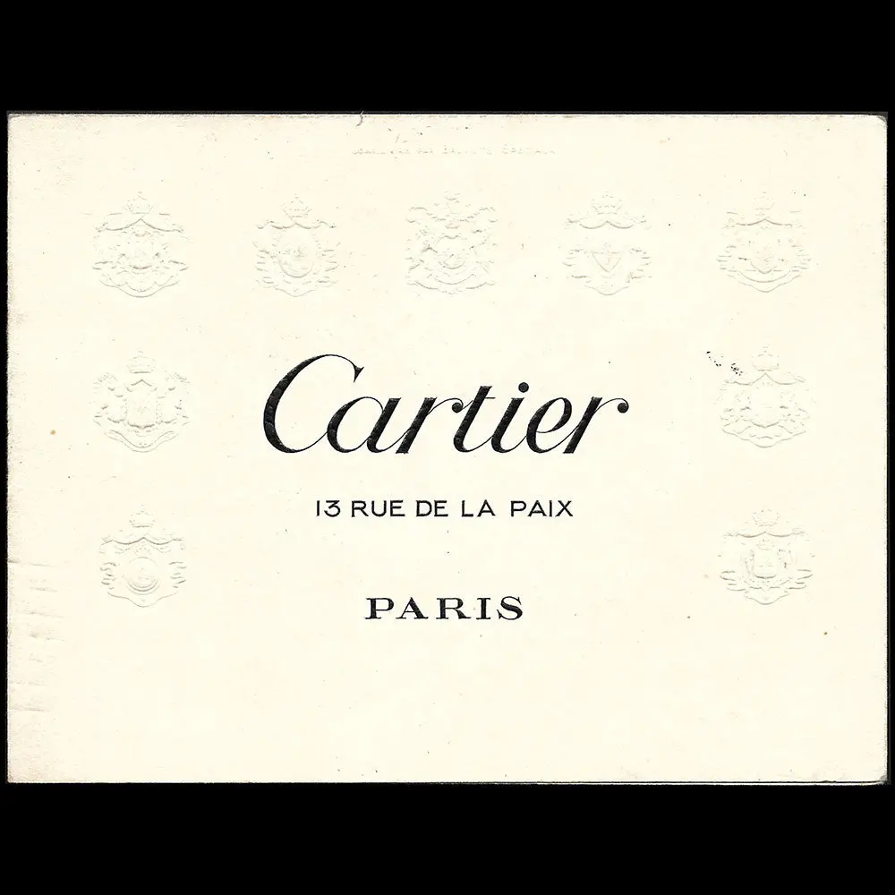 Cartier - Carte, 13 Rue De La Paix, Paris (1930S) 1