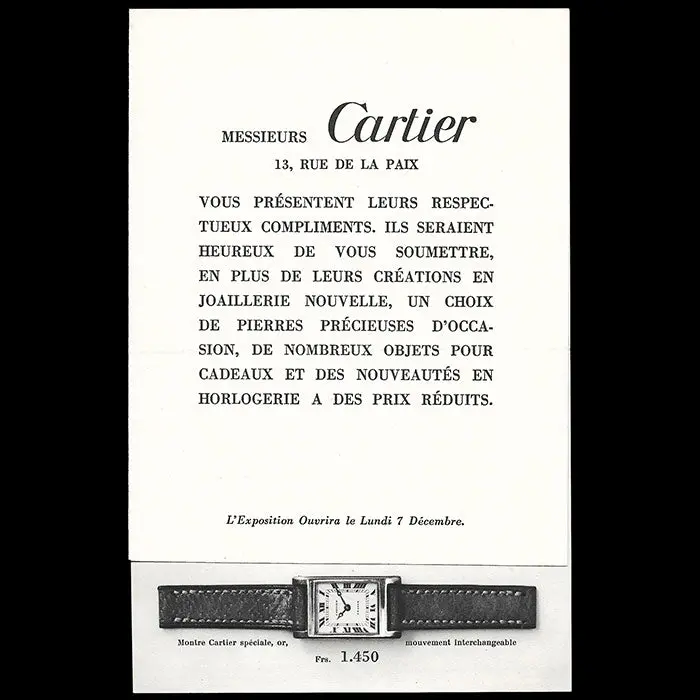 Cartier - Invitation À Découvrir Les Nouveautés (1931) 2