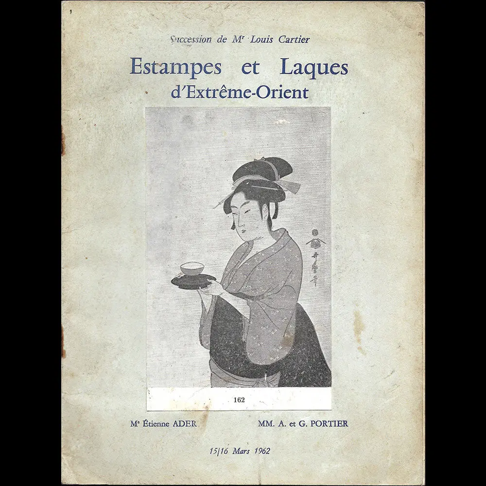 Estampes Et Laques D'extrême Orient - Catalogue De Vente De La Succession De Mr Louis Cartier (1962) 1
