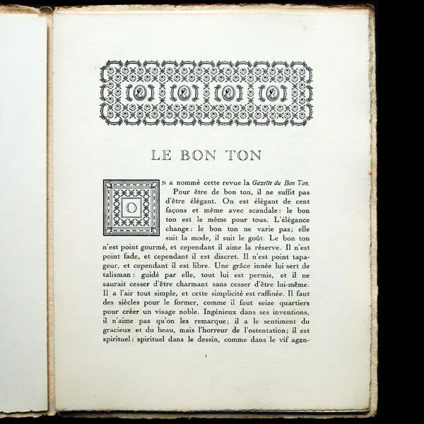 Gazette Du Bon Ton (N°1, 1912) 2