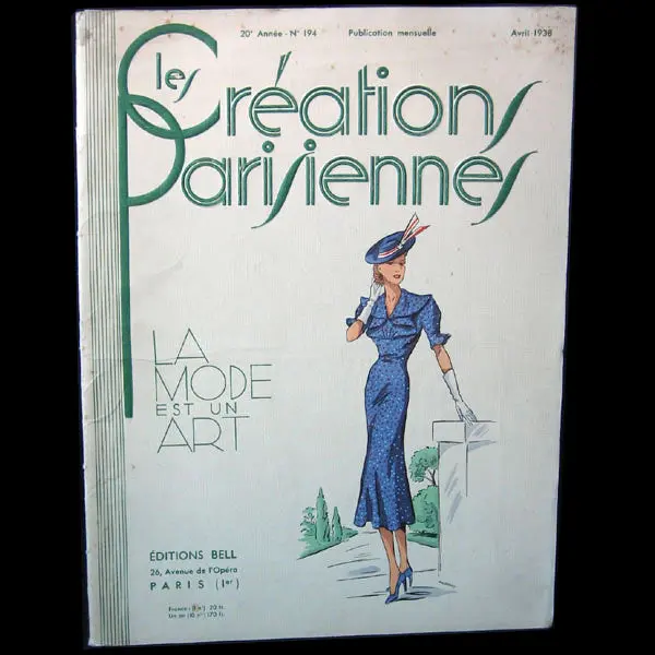 Les Créations Parisiennes (1938, Avril) 1