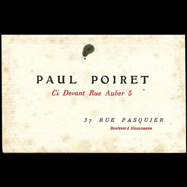 Paul Poiret : Les Costumes De L’Été 1906 1