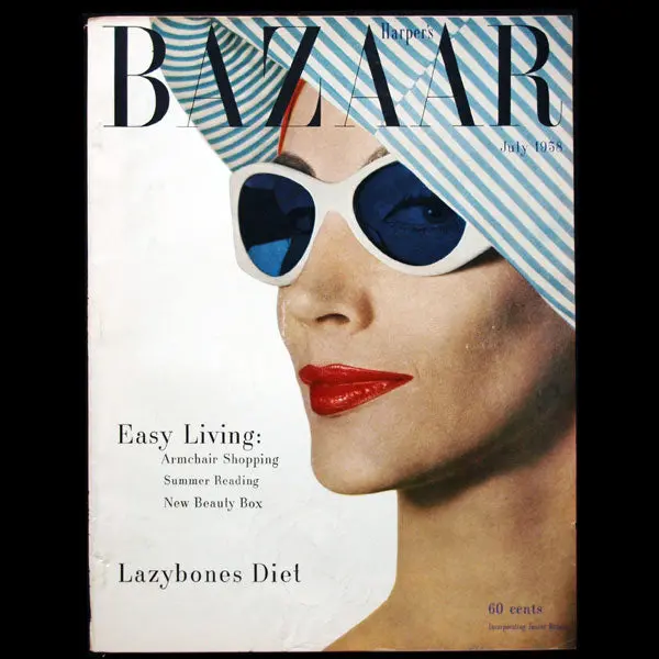Harper's Bazaar (1958, Juillet), Couverture De Derujinsky 1