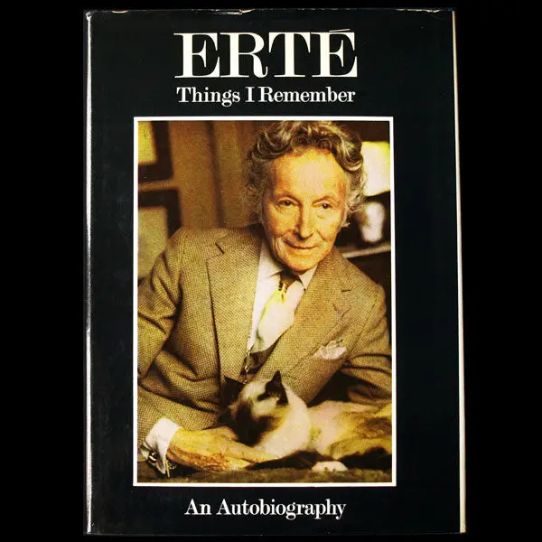 Erté, Things I Remember, An Autobiography, Exemplaire De Carrie Donovan (1975) 1