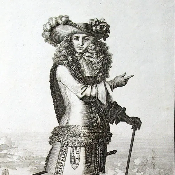 Jean Lepautre - Homme En Habit Despée (Circa 1676) 2