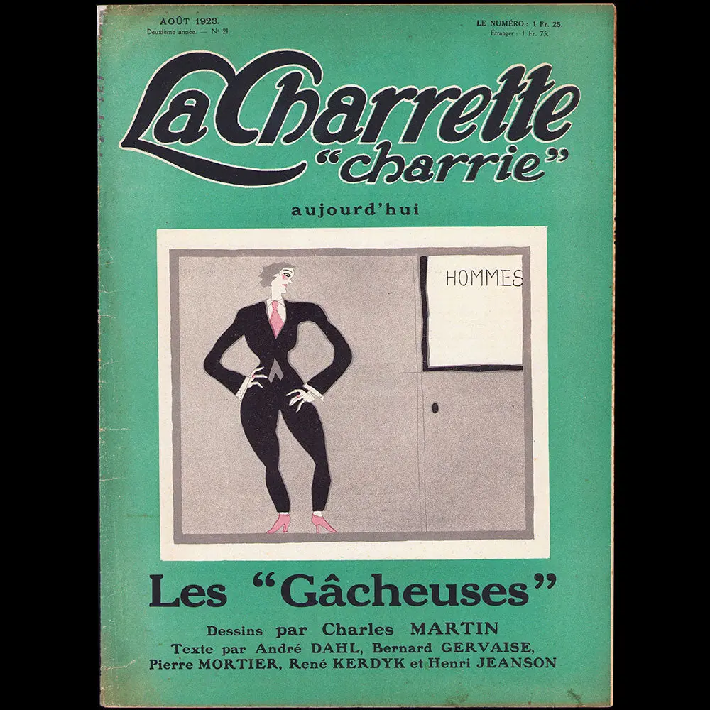 Charles Martin - La Charette "Charrie" Aujourd'hui Les "Gâcheuses" (Août 1923) 1