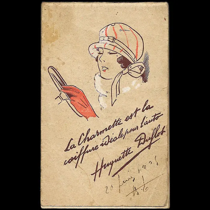 Charmette - Carnet Publicitaire D'un Fabricant De Chapeaux (1925) 1