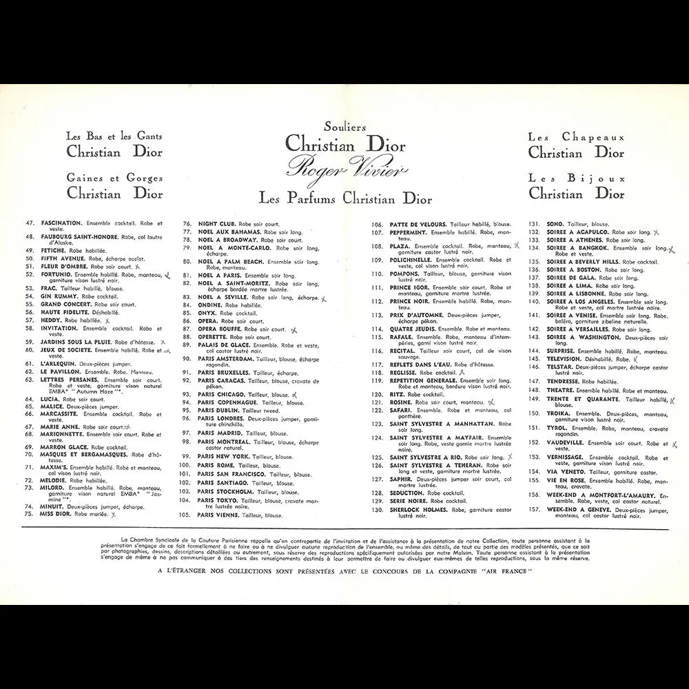 Christian Dior, Collection Hiver 1962-1963 2