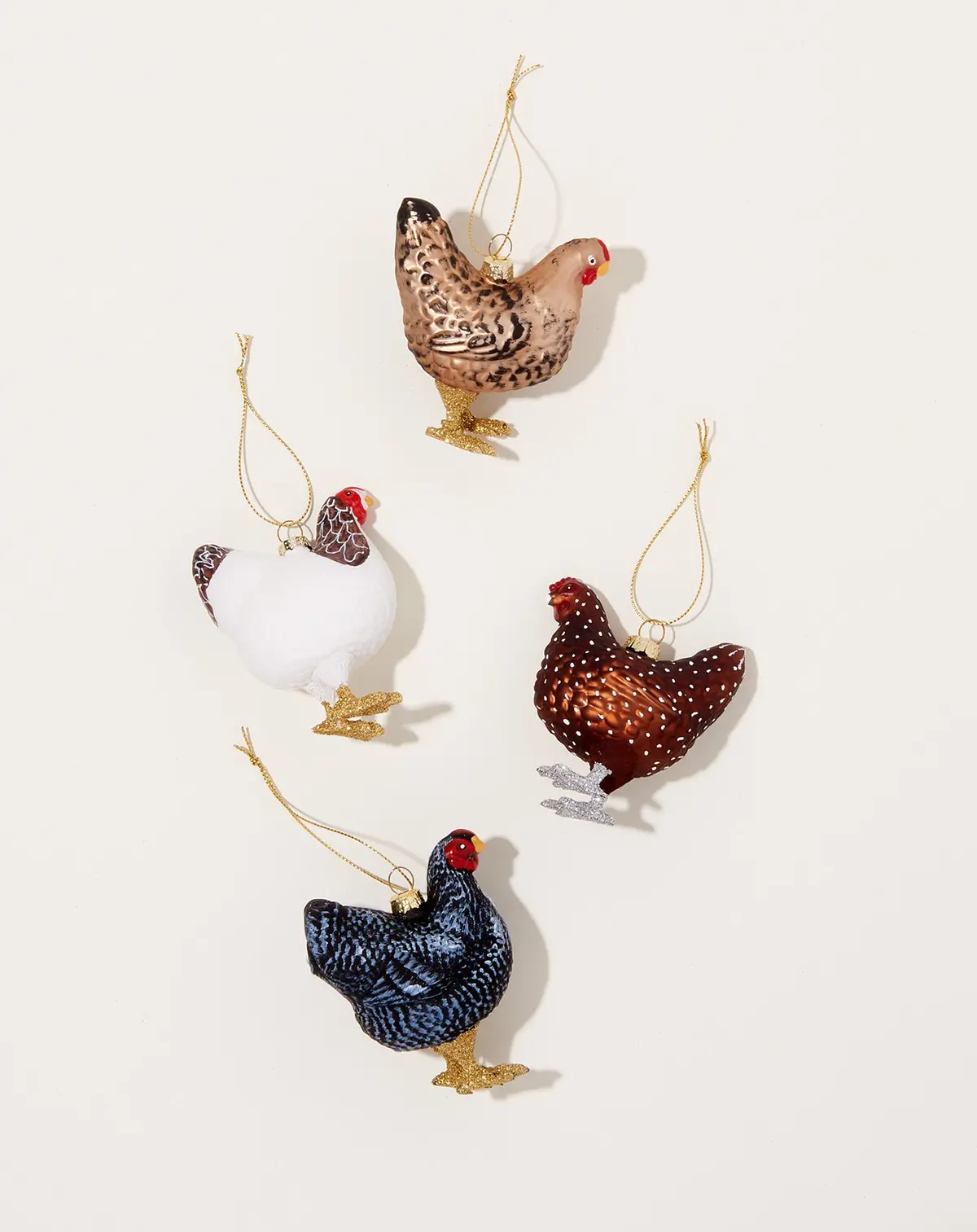 Farmhouse Hen Ornament 1