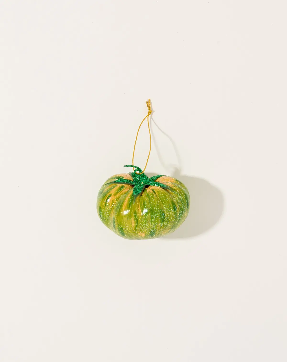 Green Zebra Tomato Ornament 1