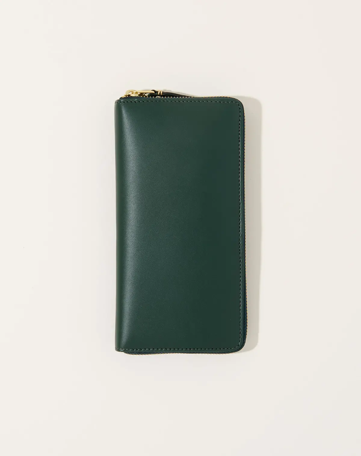 Leather Wallet Classic Line In Bottle Green 1