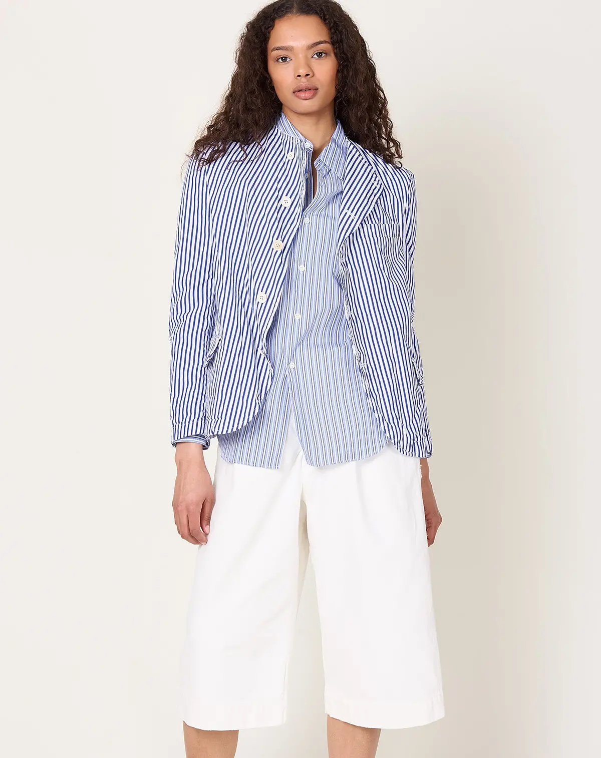 Striped Cotton Jacket 1