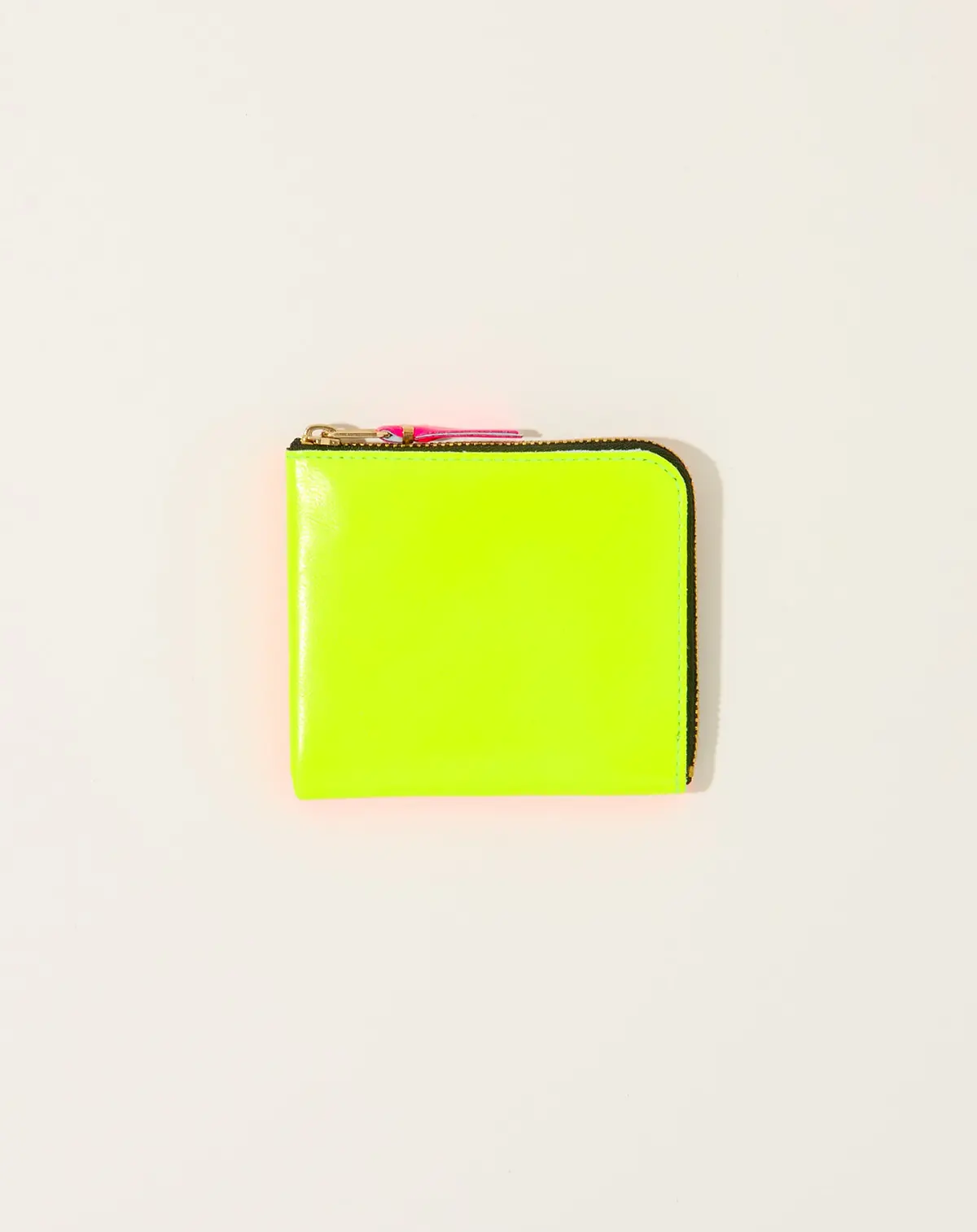 Super Fluo Zip Around Wallet In Orange And Yellow 1