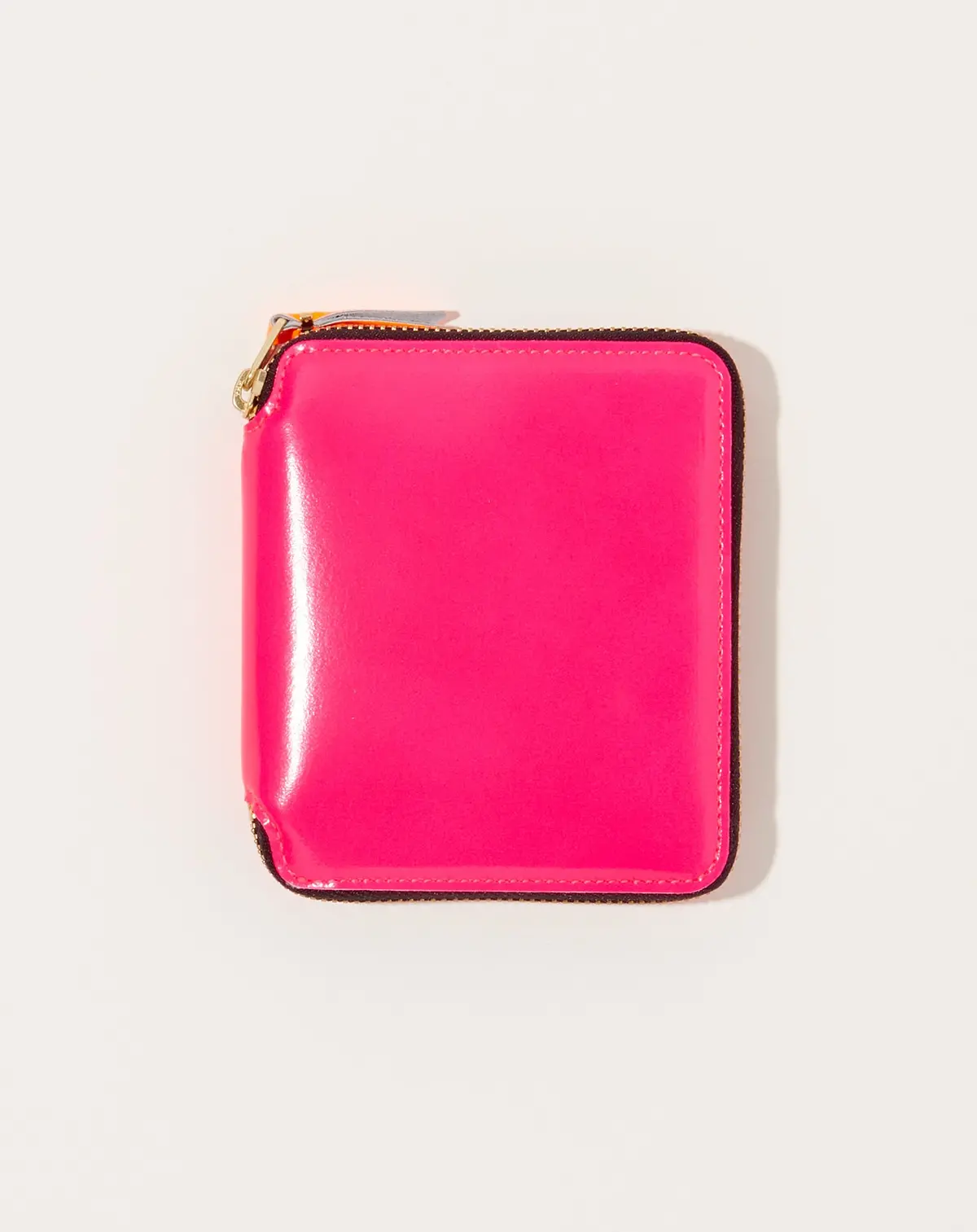 Super Fluo Full Zip Wallet In Pink 1