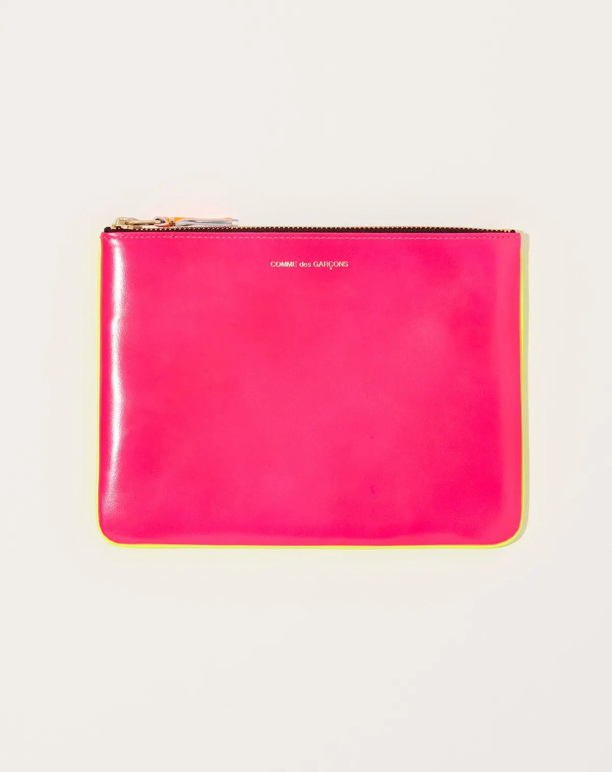 Super Fluo Wallet Pouch In Pink And Yellow 1