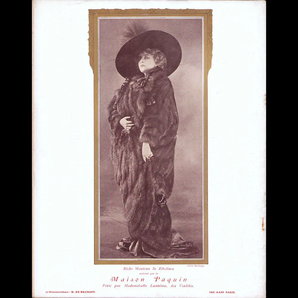 Comoedia Illustré (15 Novembre 1909), Couverture D'argnani 2