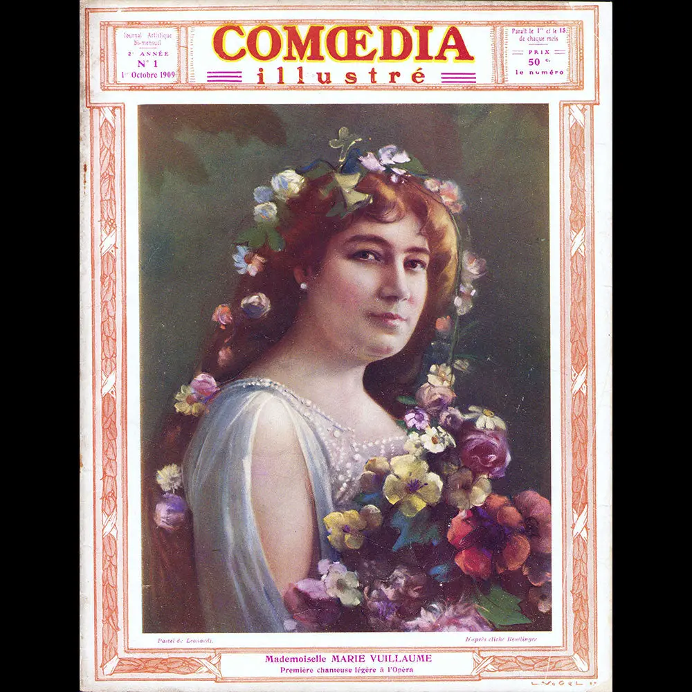 Comoedia Illustré (1Er Octobre 1909), Couverture De Léonardi 1
