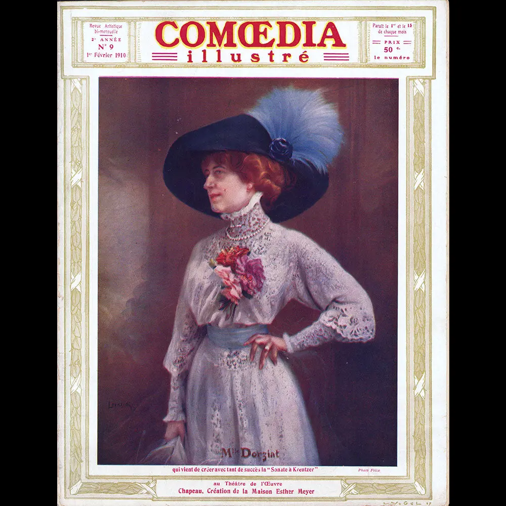 Comoedia Illustré (1Er Février 1910), Couverture De Léonardi 1