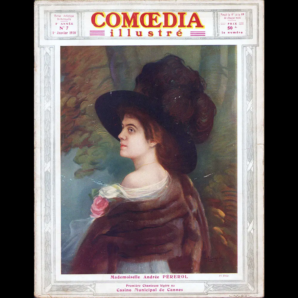 Comoedia Illustré (1Er Janvier 1910), Couverture De Léonardi 1